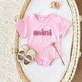 Load image into Gallery viewer, ‘MINI’ Plush Letter Romper