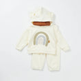 Load image into Gallery viewer, Rainbow Patchwork Hoodie Set