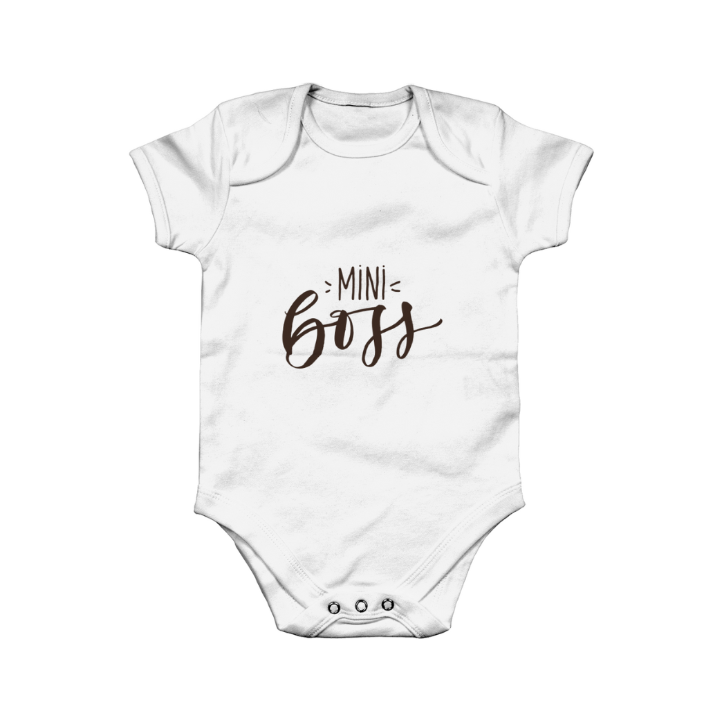 'MINI BOSS' BABY BODYSUIT