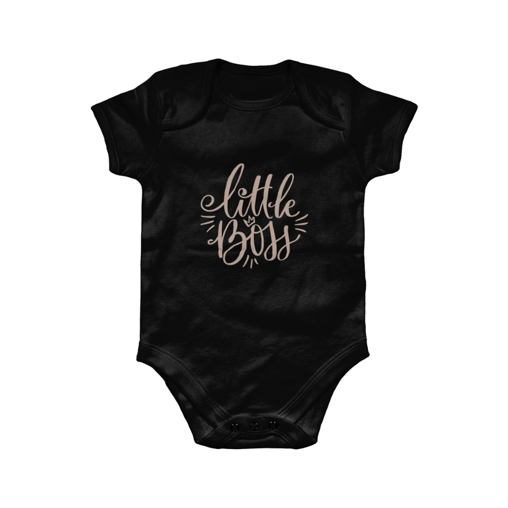 'LITTLE BOSS' BABY BODYSUIT