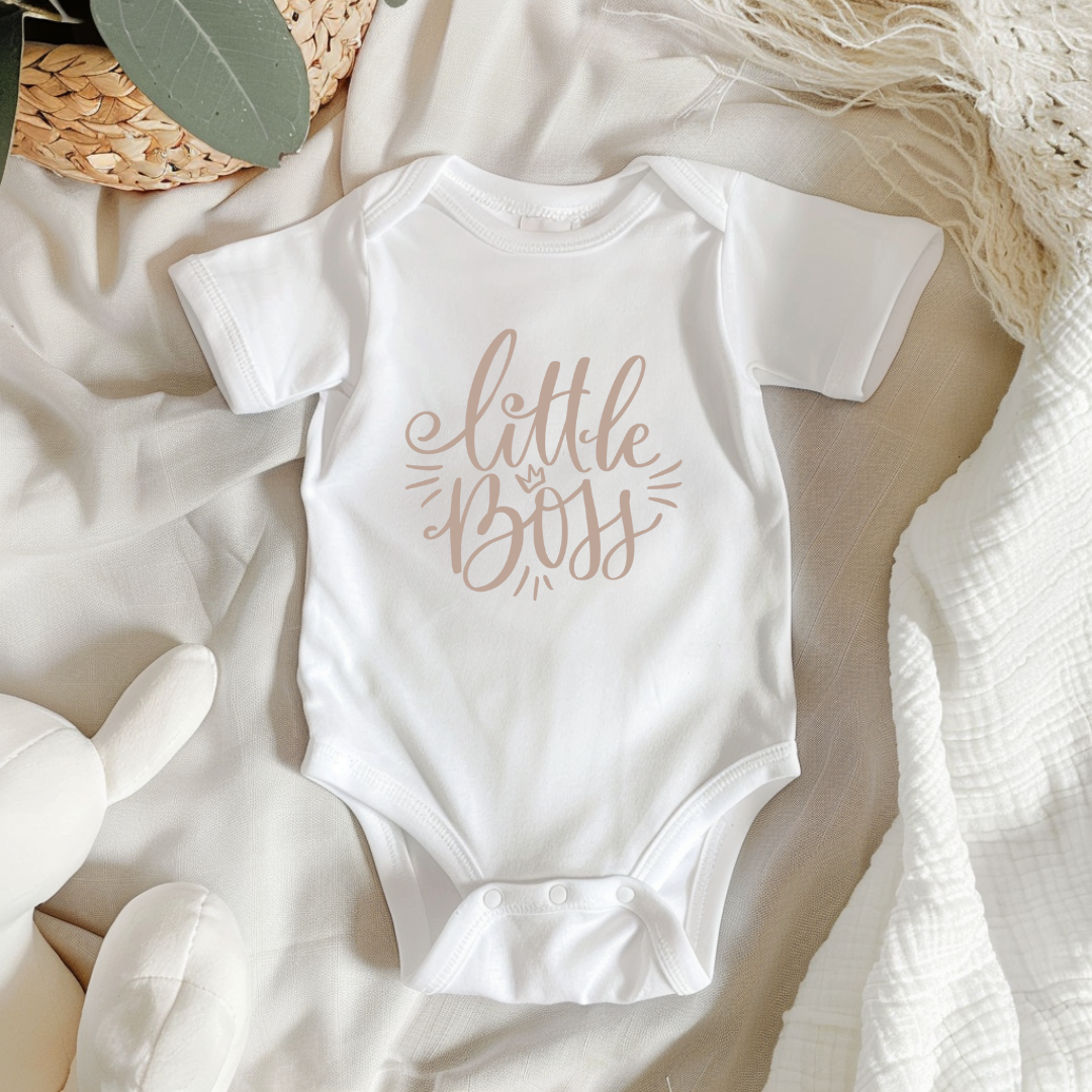 'LITTLE BOSS' BABY BODYSUIT