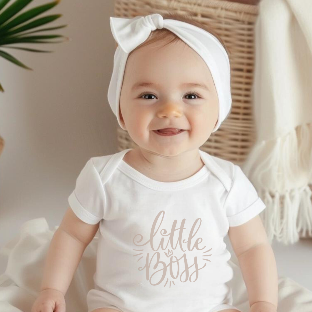 'LITTLE BOSS' BABY BODYSUIT