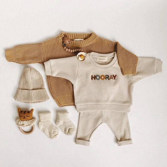 Happy/ Hooray Sweatshirt + Pants