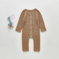 Load image into Gallery viewer, Toddler Ribbed Knitted Jumpsuit
