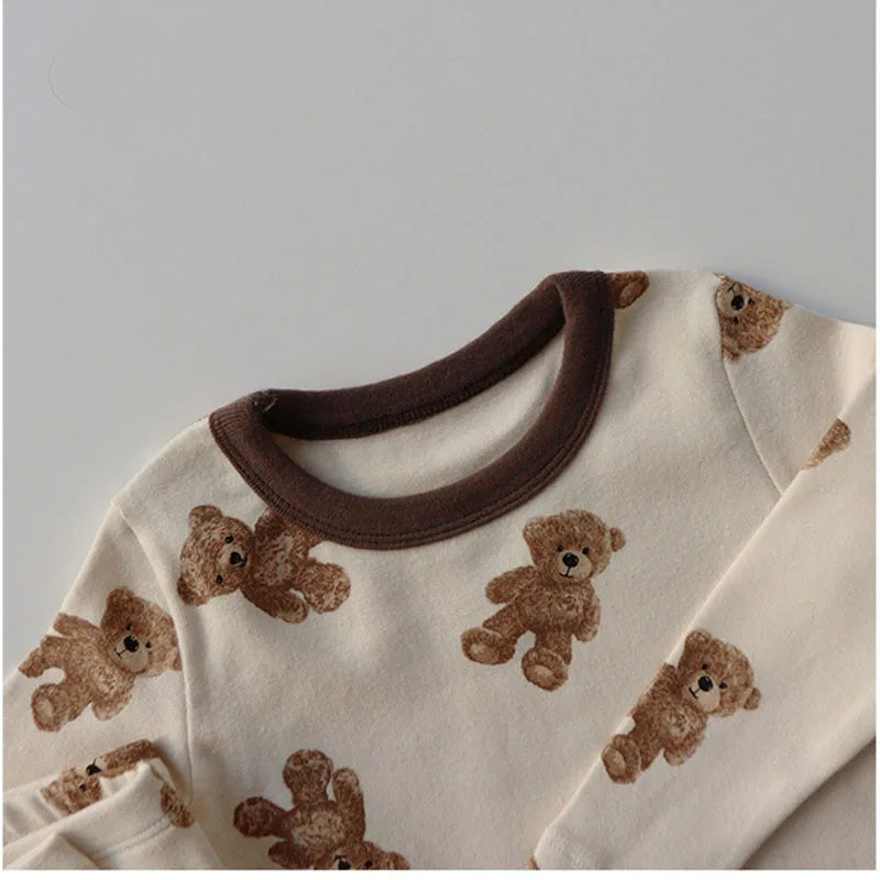 Fluffy Bear Cartoon Pyjamas