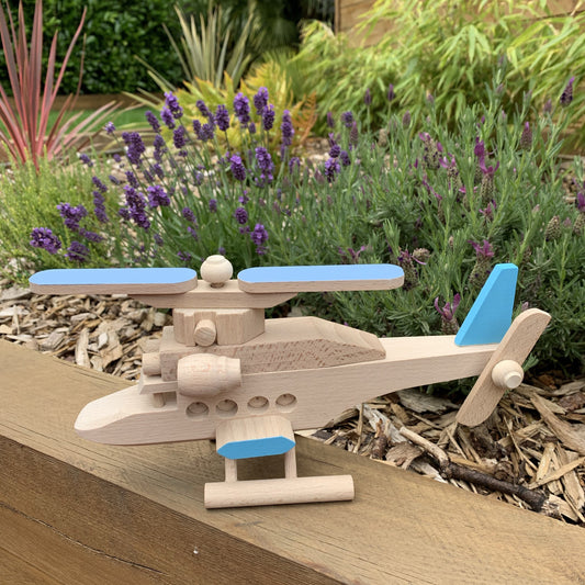 Handmade Wooden Helicopter