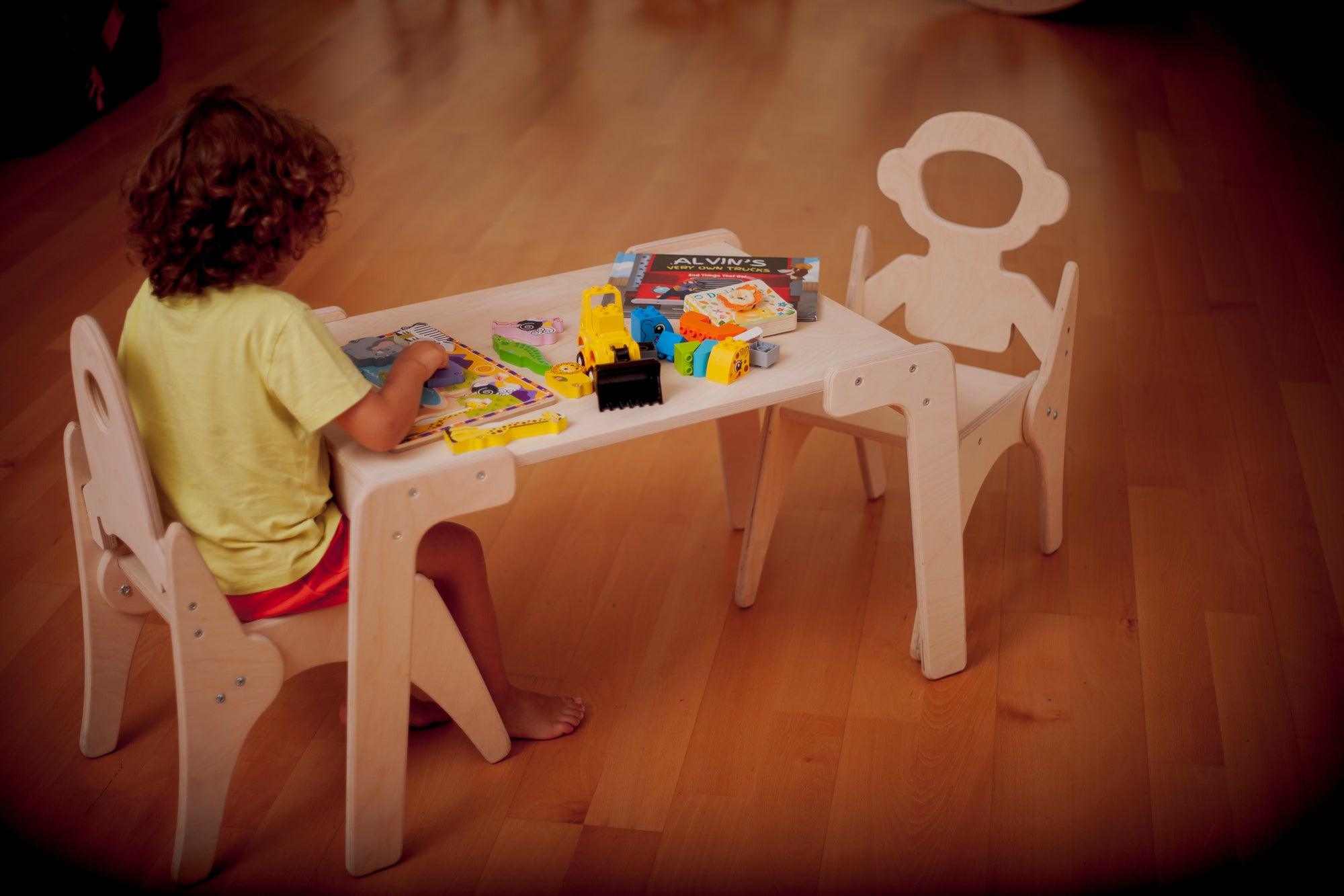 Montessori Table and Chair Set