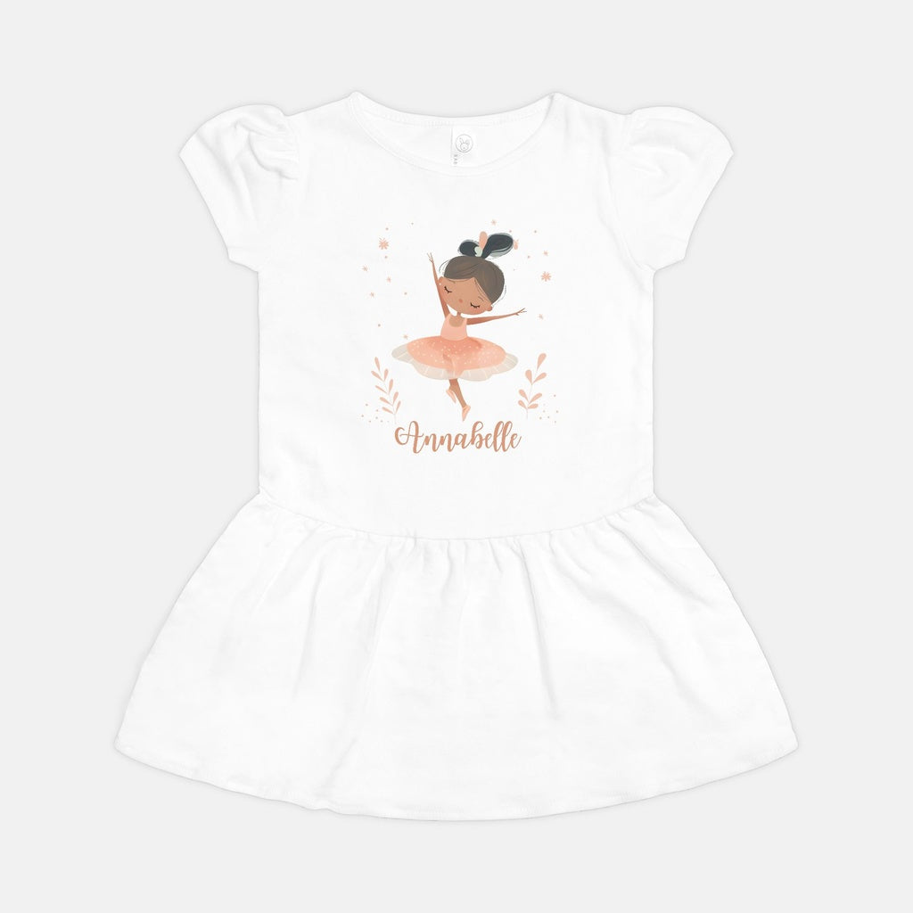 Personalized Ballerina Dress (White)