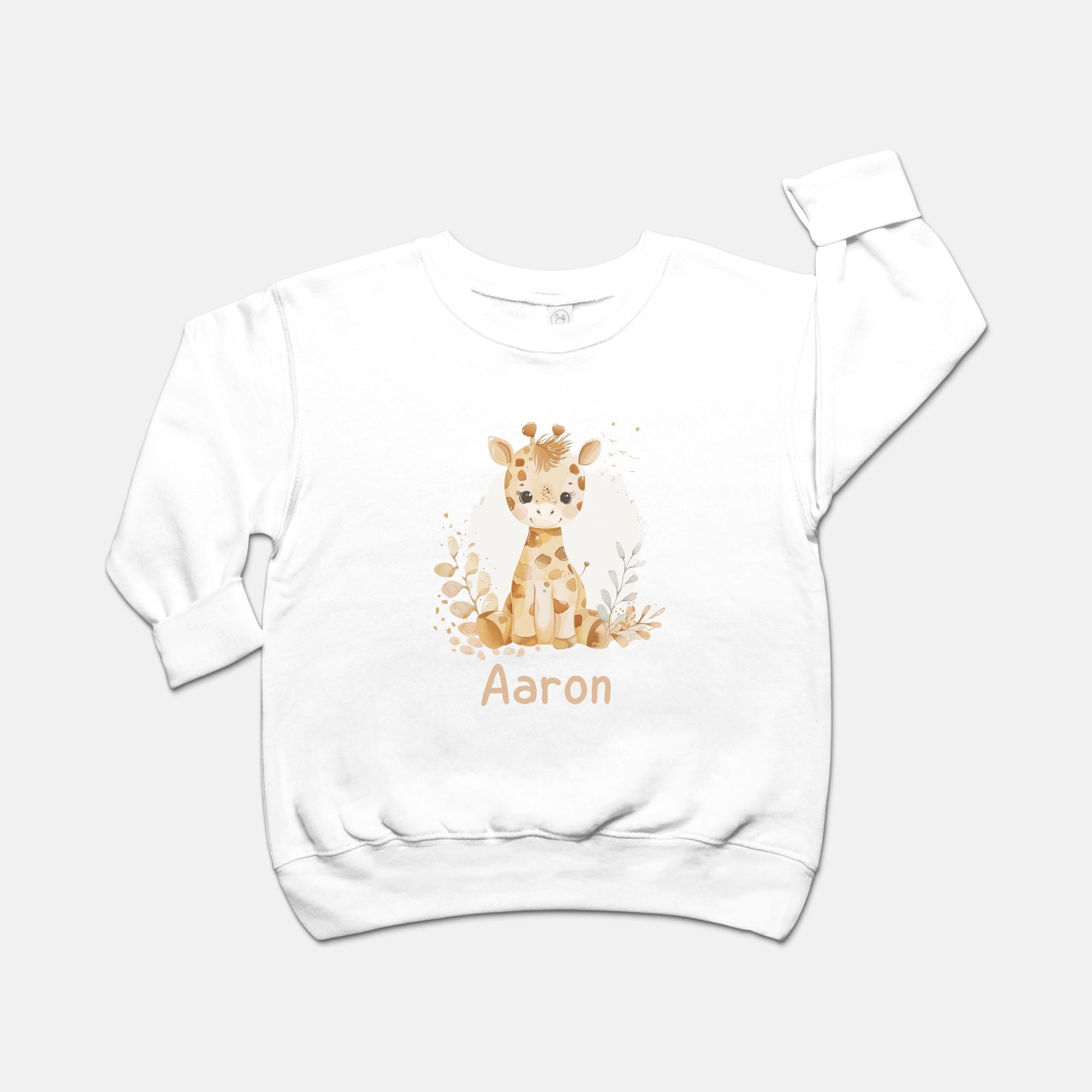 Personalised Toddler Giraffe Sweatshirt