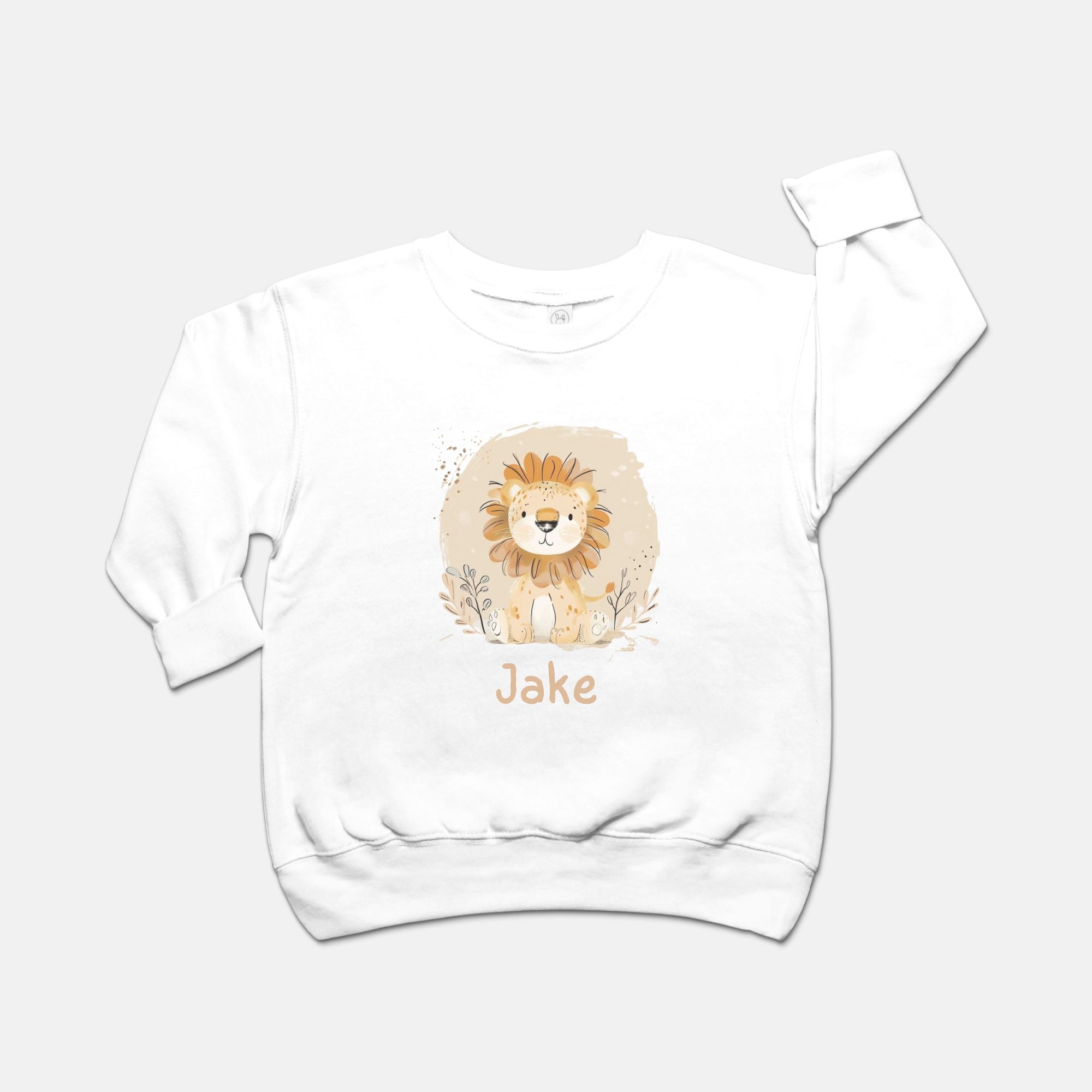 Personalised Toddler Lion Sweatshirt