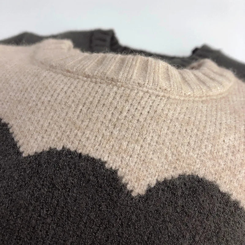 Knitted Bear Silhouette Jumper