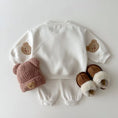 Load image into Gallery viewer, Chenille Elbow Embroidered Bear Tracksuit
