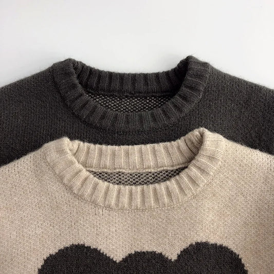 Knitted Bear Silhouette Jumper