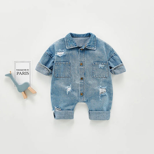 Baby Denim Jumpsuit