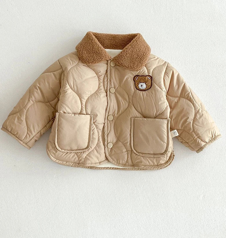 Teddy Bear Quilted Winter Coat