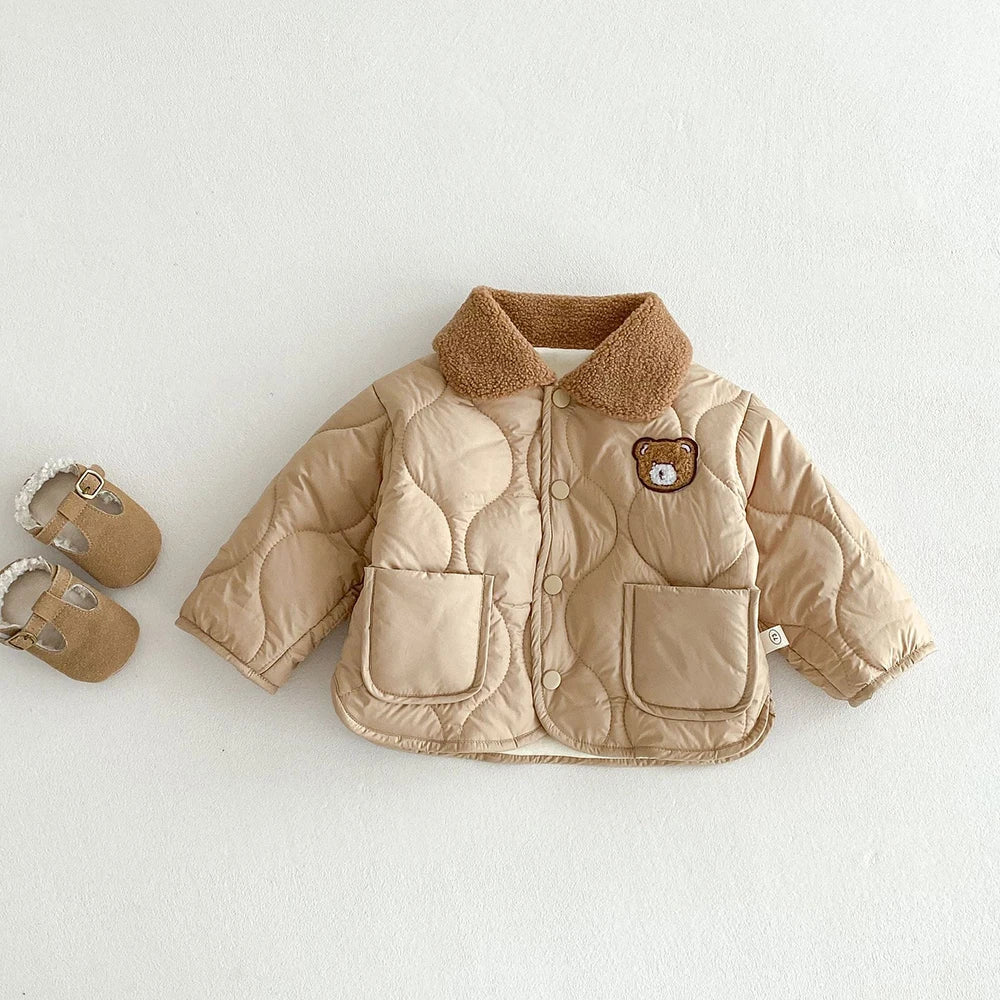 Teddy Bear Quilted Winter Coat