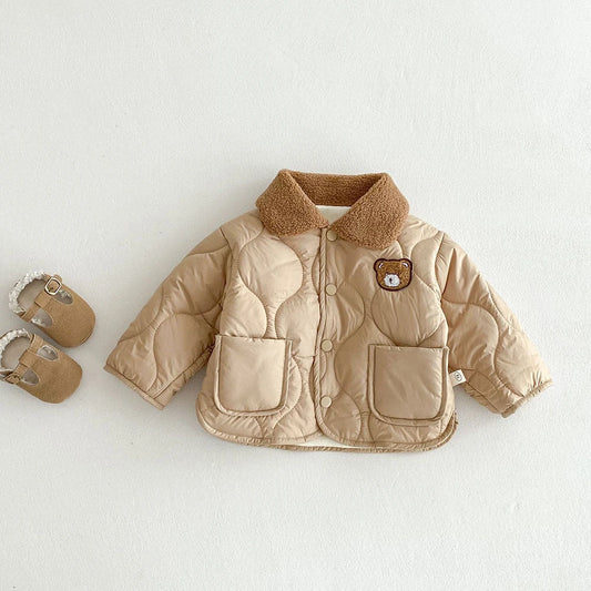 Teddy Bear Quilted Winter Coat