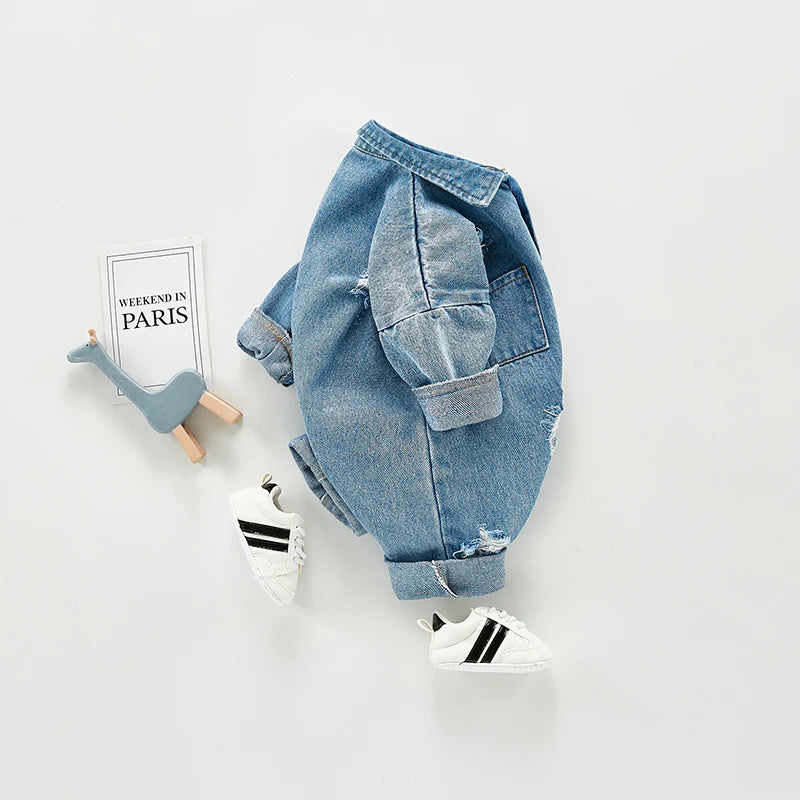 Baby Denim Jumpsuit