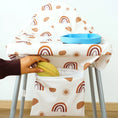 Load image into Gallery viewer, Rainbow Print Long-Sleeve Waterproof Feeding Bib
