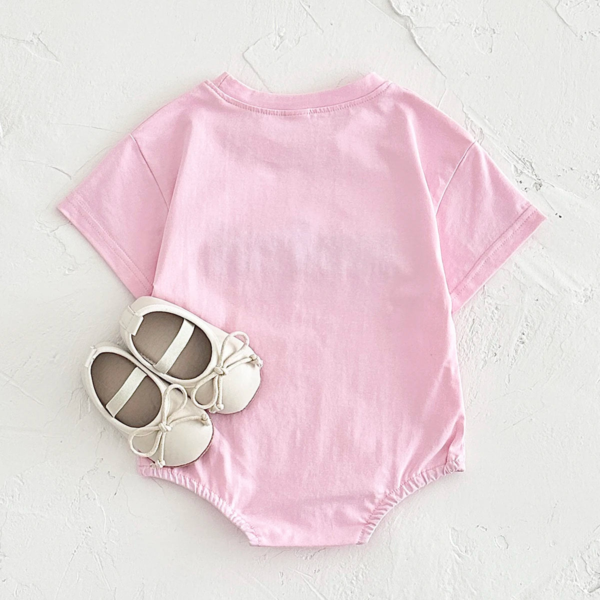 ‘MINI’ Plush Letter Romper