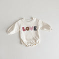 Load image into Gallery viewer, ‘LOVE’ Embroidery Romper
