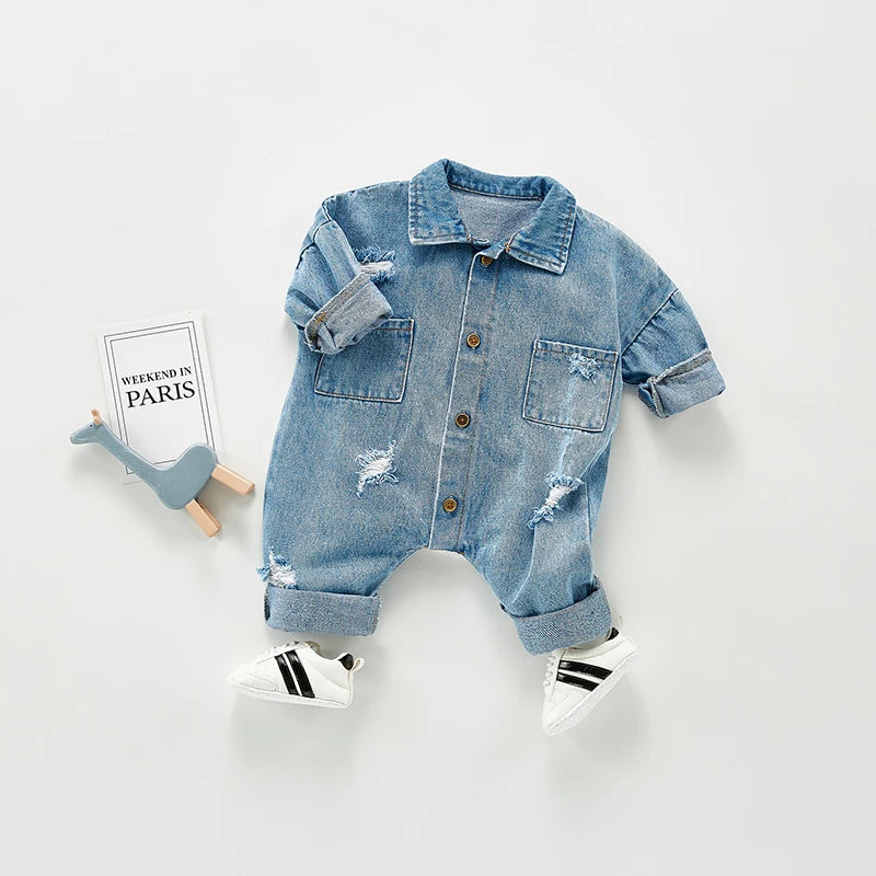 Baby Denim Jumpsuit