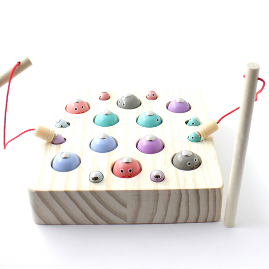 Wooden Fishing Magnetic Toy for Kids