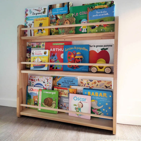 Madeleine, the Montessori wooden library for children