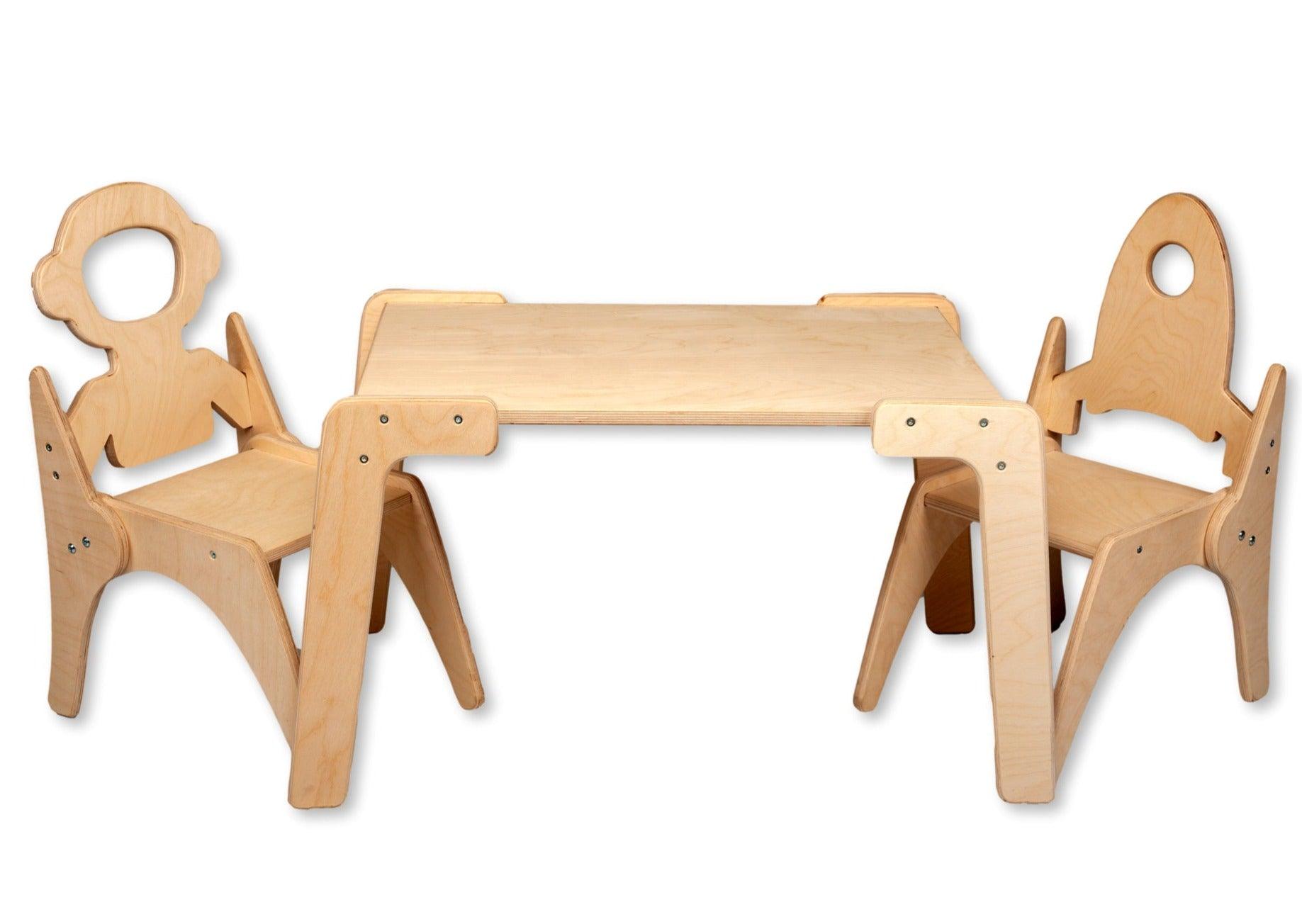 Montessori Table and Chair Set