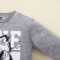 Load image into Gallery viewer, Kids Graphic Sweatshirt and Dinosaur Print Joggers Set
